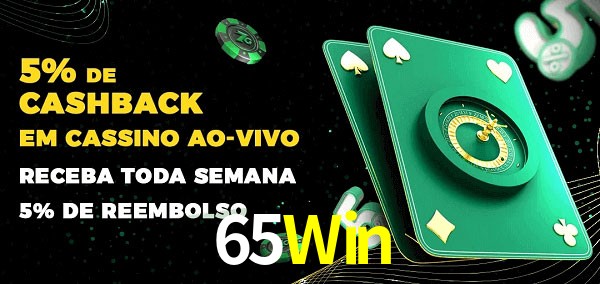 Promoções do cassino ao Vivo 65Win